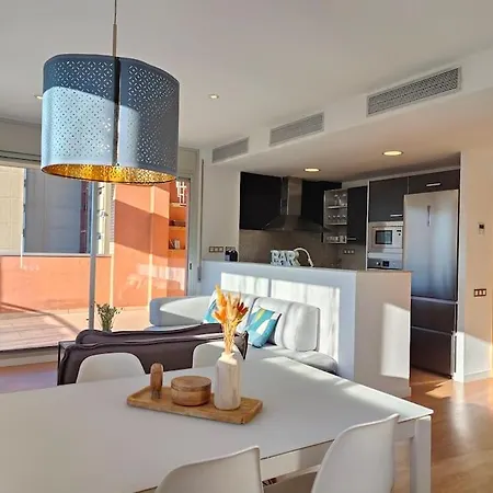 Large Terrace Luxury Apartment Sant Adria de Besos Exterior photo