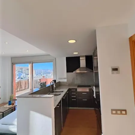 Large Terrace Luxury Apartment Sant Adria de Besos Exterior photo